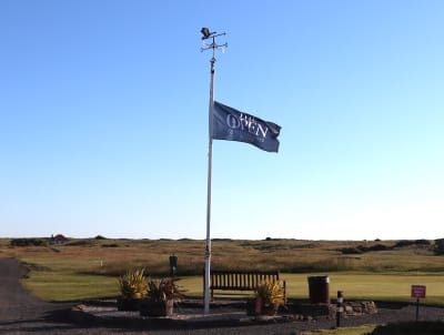 An ornate golden chandelier
